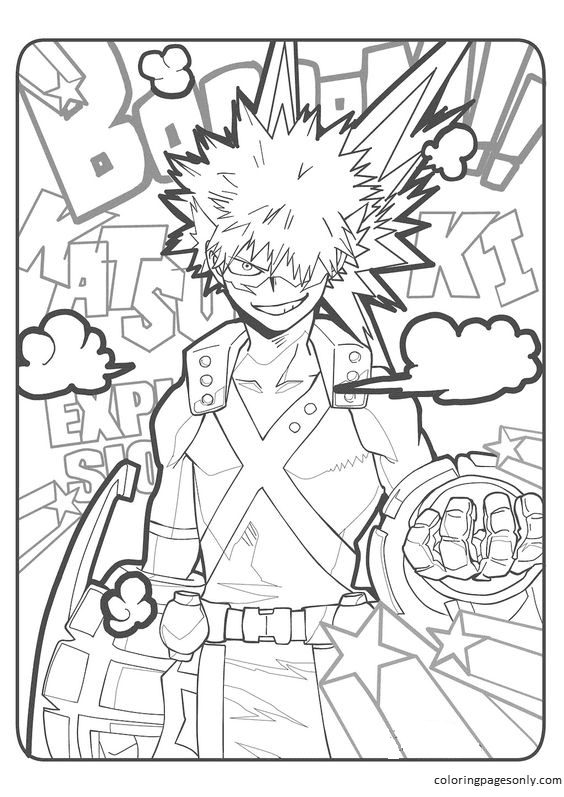 142+ Creative My Hero Academia Coloring Pages Printable