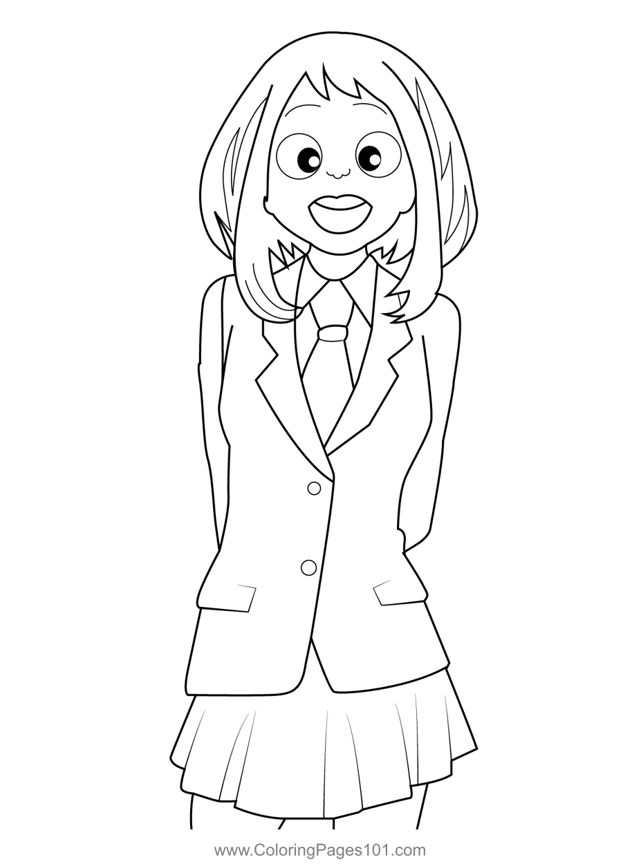 95+ Charming My Hero Academia Coloring Pages Printable