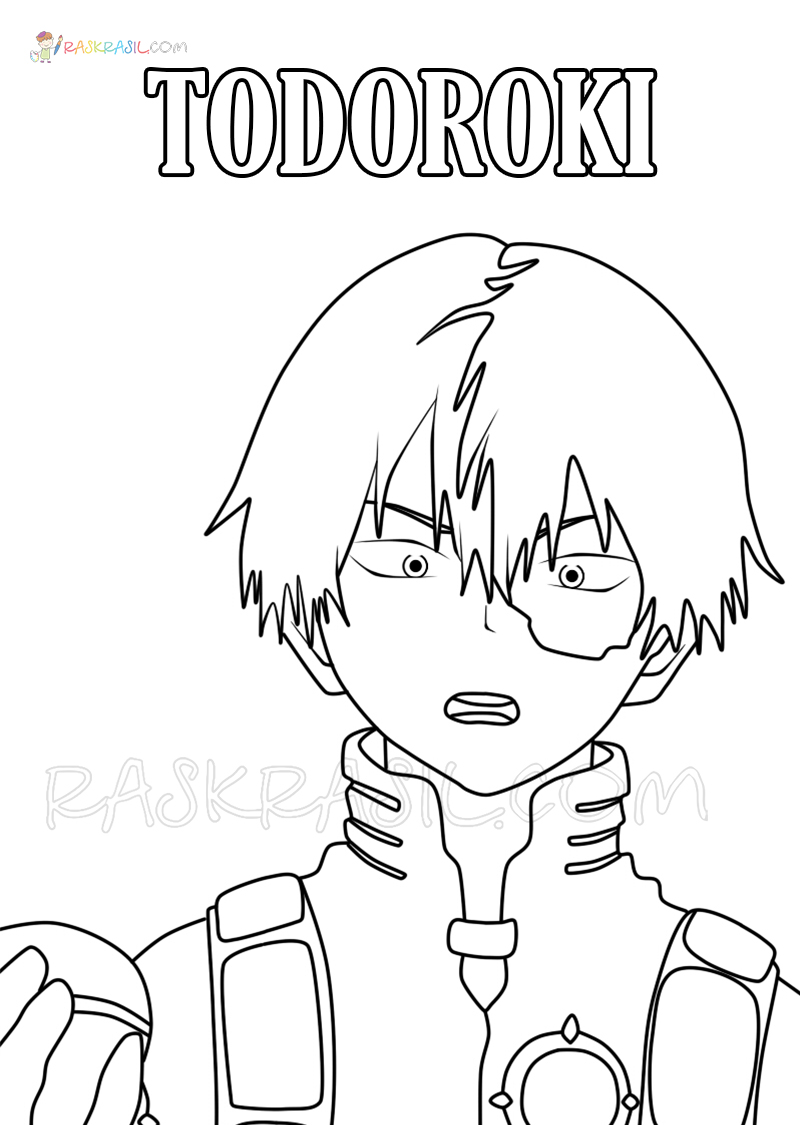 81+ Charming My Hero Academia Coloring Pages Printable