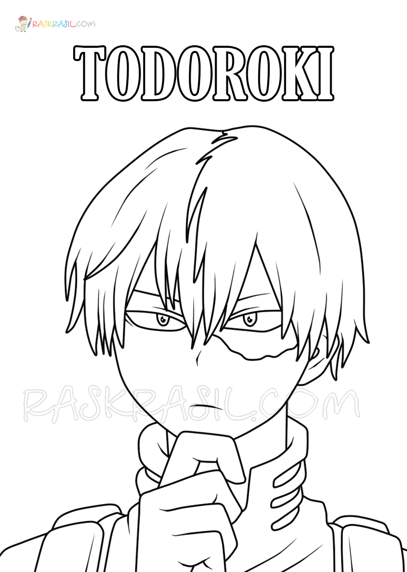 128+ Vibrant My Hero Academia Coloring Pages Printable