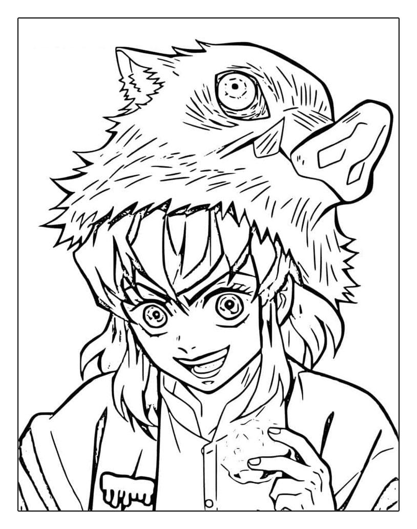 47+ Whimsical Inosuke Coloring Pages for Educational