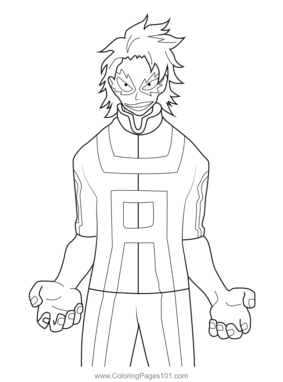 165+ Cute My Hero Academia Coloring Pages Printable