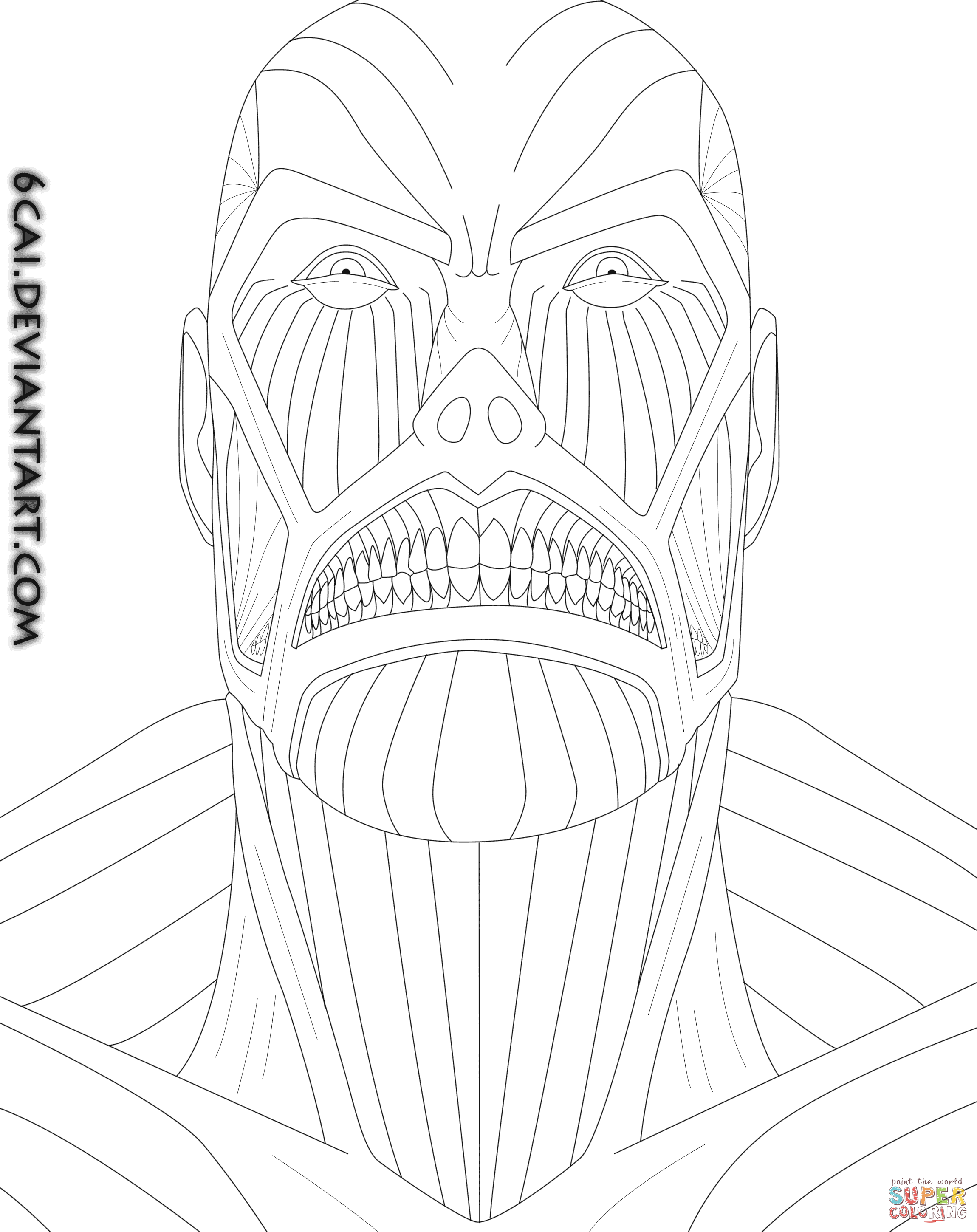 44+ Interactive Attack On Titan Coloring Pages Simple