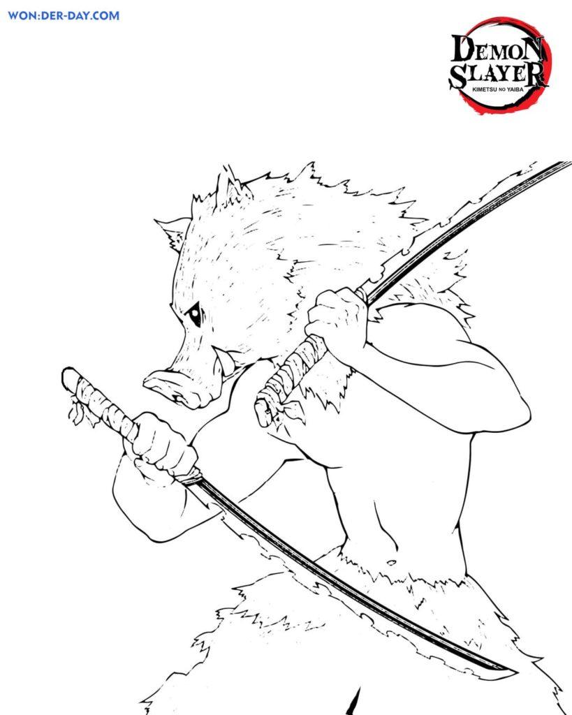 31+ Cheerful Demon Slayer Logo Coloring Pages for Educational