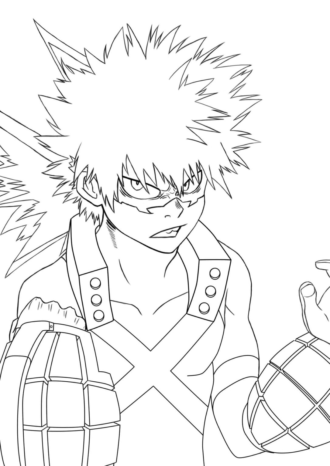 163+ Creative My Hero Academia Coloring Pages Printable