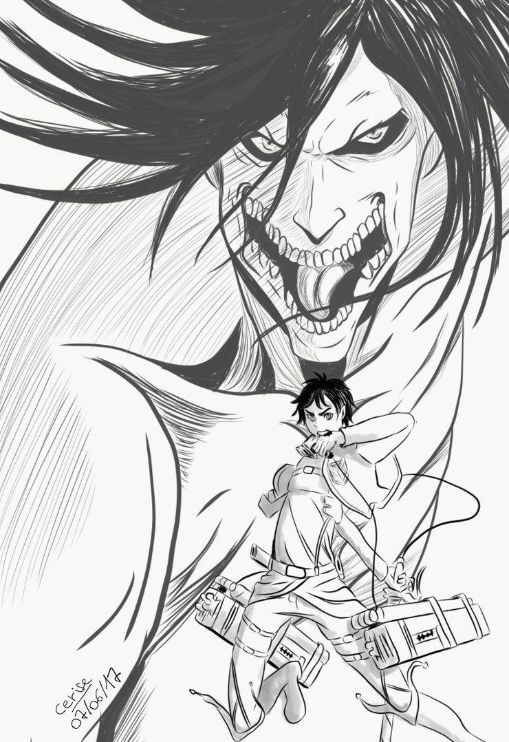 43+ Educational Attack On Titan Coloring Pages for Kids