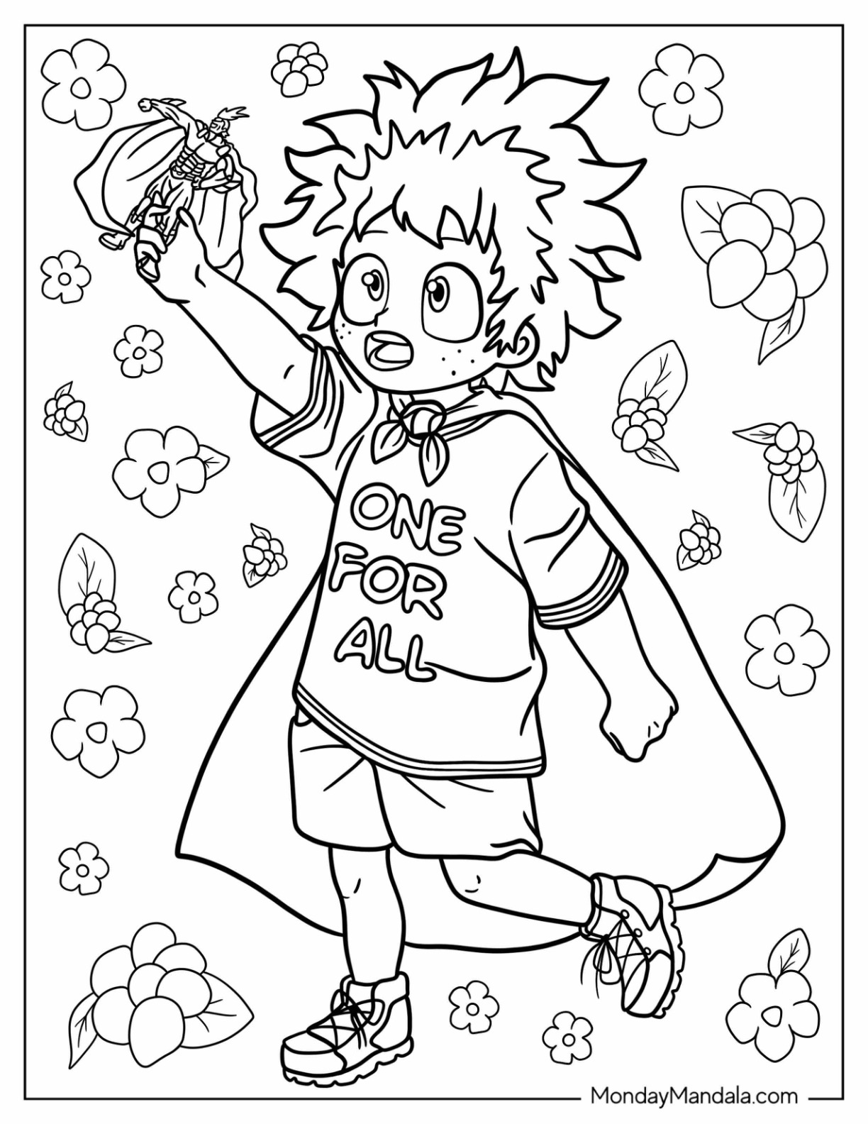 188+ Creative My Hero Academia Coloring Pages Printable