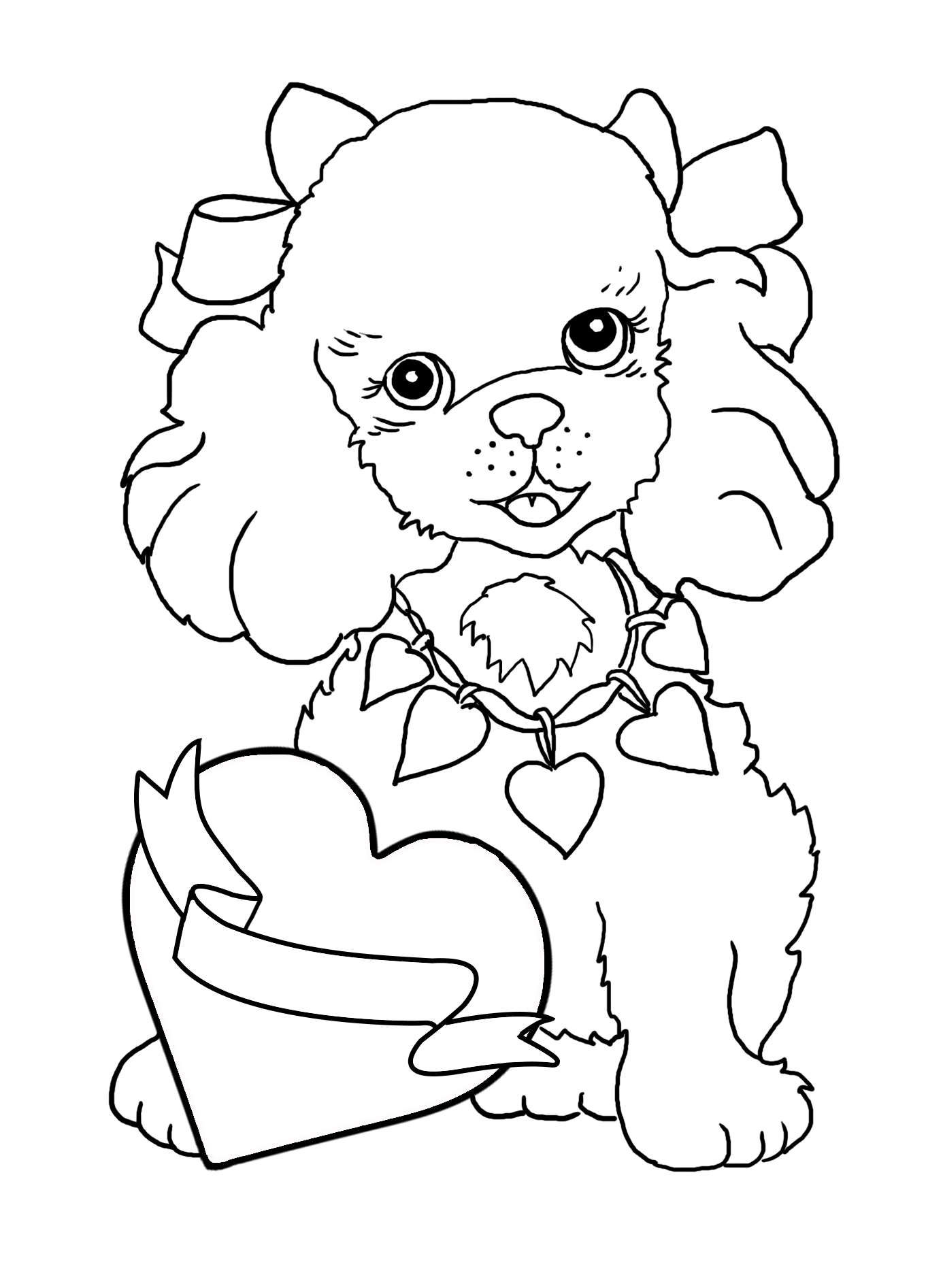 32+ Top Valentine Animal Coloring Pages PDF Printable