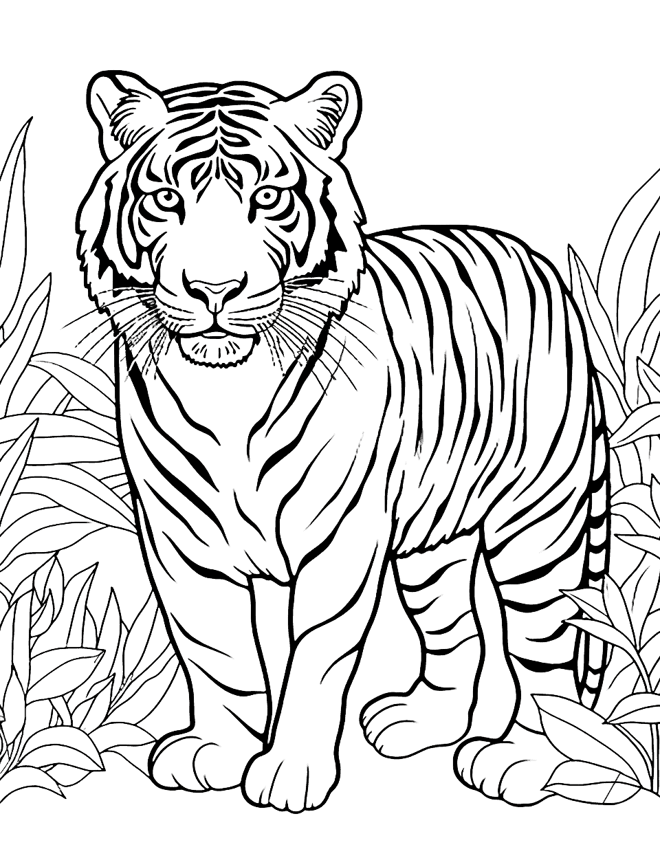 10 Land Animal Coloring Pages 5