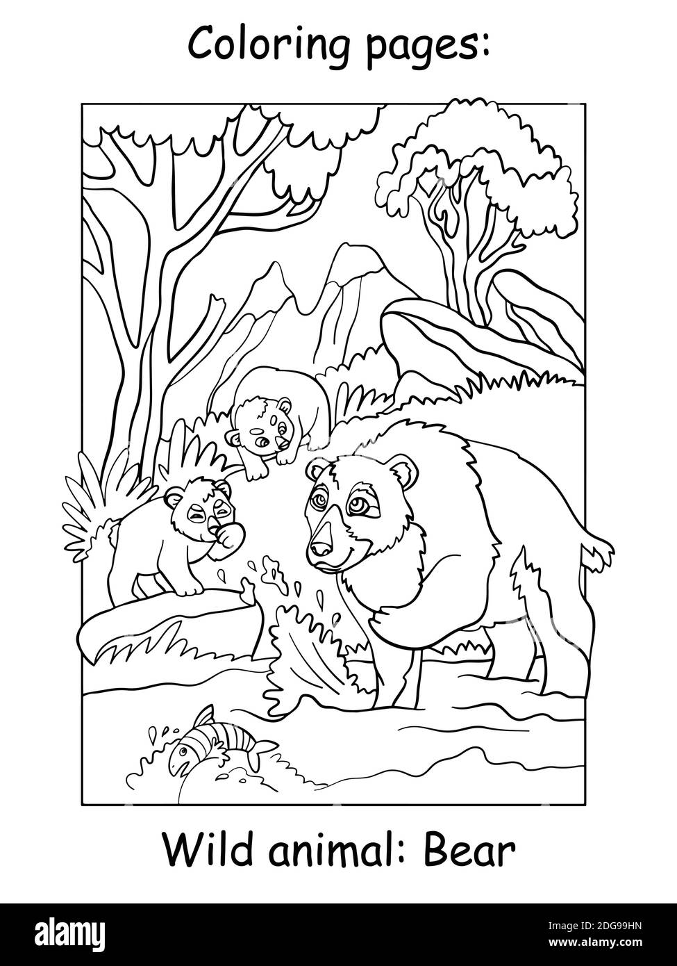 10 Rain Forest Animal Coloring Pages 6