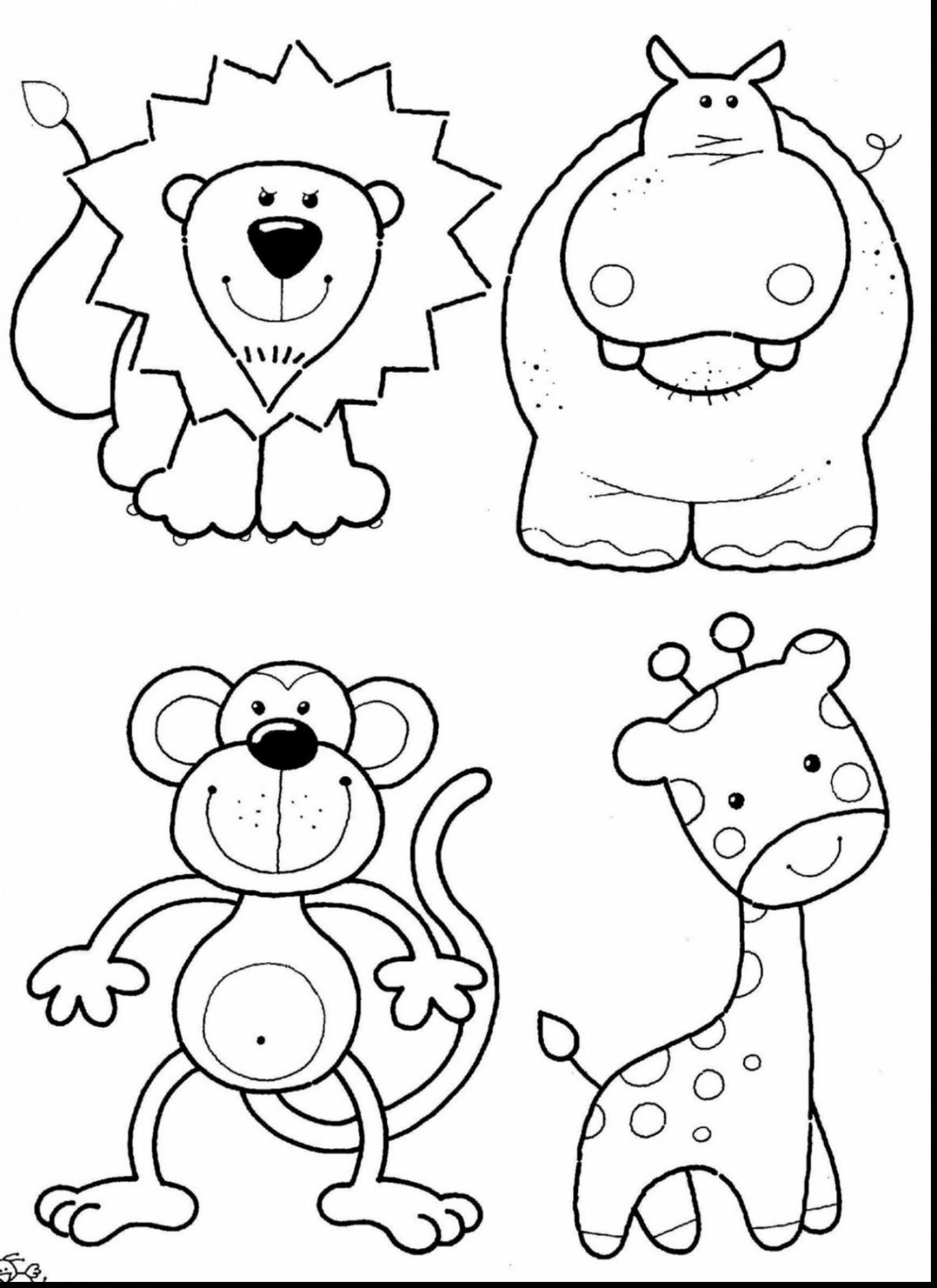 10 Rain Forest Animal Coloring Pages 7