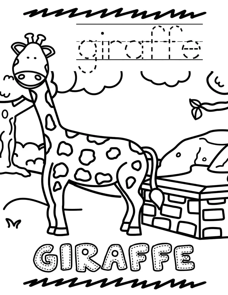 10 Zoo Animal Coloring Pages Free Printable Safari 9