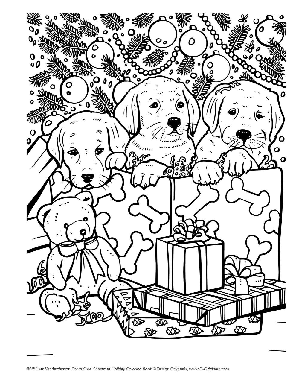 10 Adorable Christmas Animal Coloring Pages for a Festive Holiday