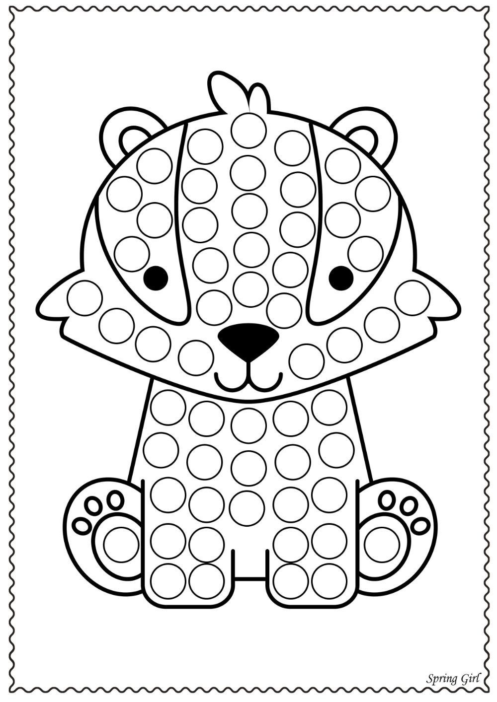 47+ Best of Animal Dot Coloring Pages Sketch