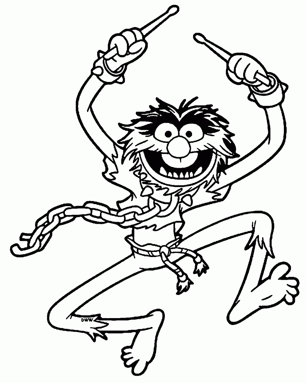 10 Muppets Animal Coloring Pages: Unleash Your Inner Rock Star