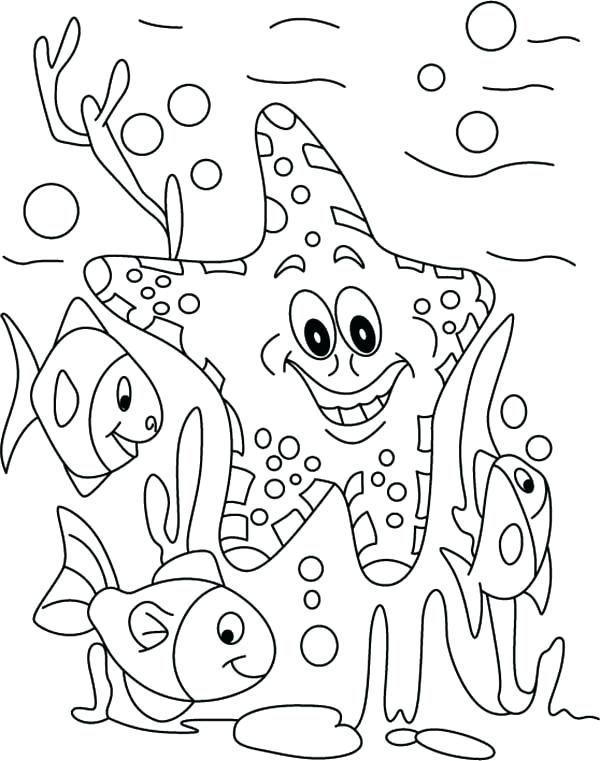 44+ Printable Cute Animal Coloring Pages For Kids Ocean Sketch