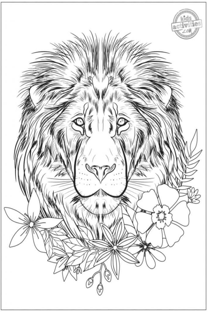 10 Unique Adult Animal Coloring Pages: Free Printable