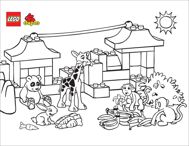 10 Fun Lego Animal Coloring Pages for Kids: Unleash Their Creativity and Imagination