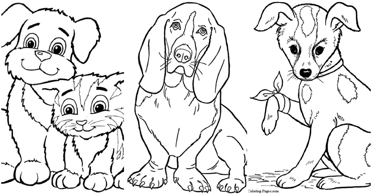 10 Dog Animal Coloring Pages for Creative Expression and Relaxation