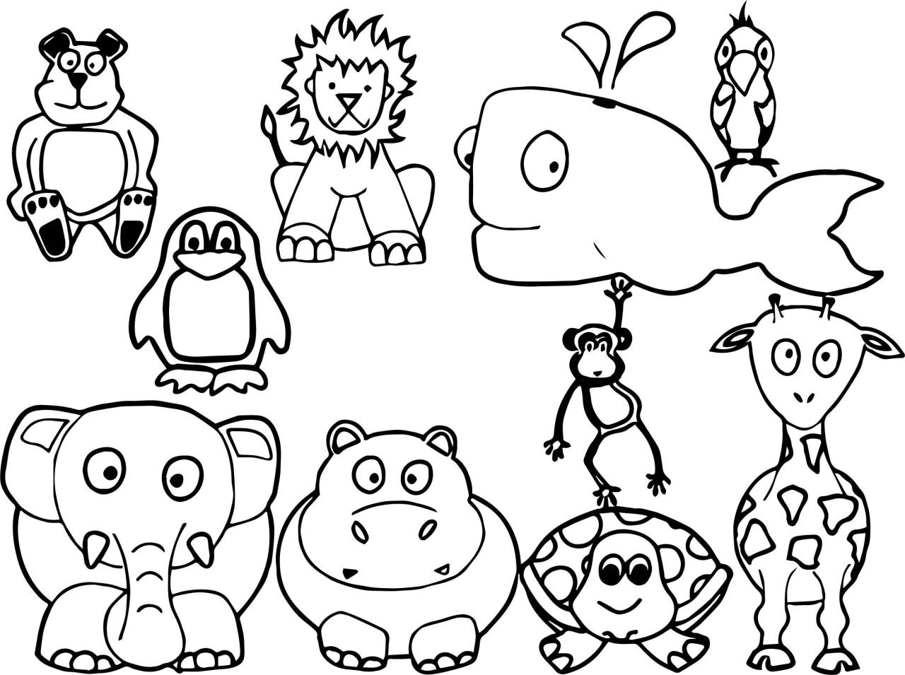 10 Animal Coloring Pages Free Print: Unleash Your Inner Artist and Explore the Animal Kingdom