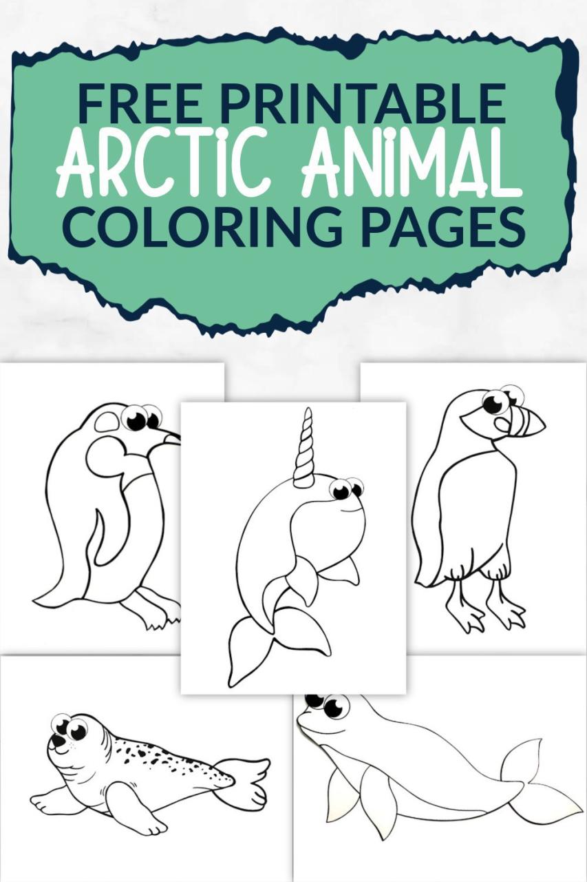 10 Arctic Animal Coloring Pages Printable: Unleash Your Creativity in the Frozen Wilderness