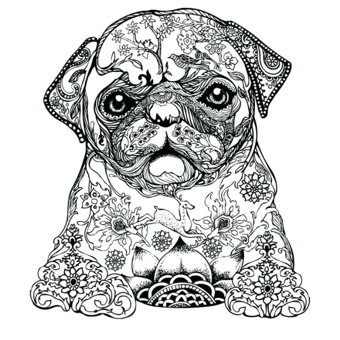 10 Dog Animal Coloring Pages For Adults: Unwind and Unleash Your Creativity