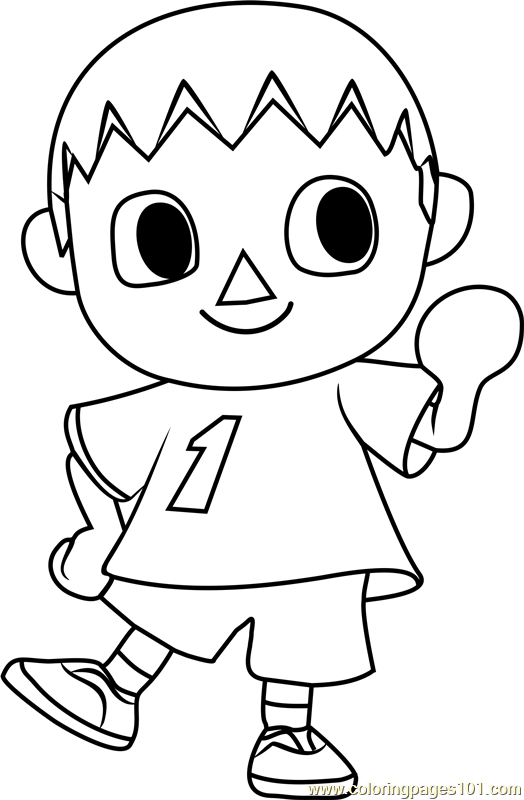 10 Fun Animal Crossing Coloring Pages Villagers to Print