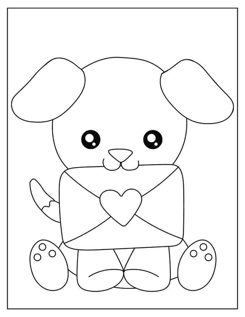 33+ Download Valentine Animal Coloring Pages Sketch