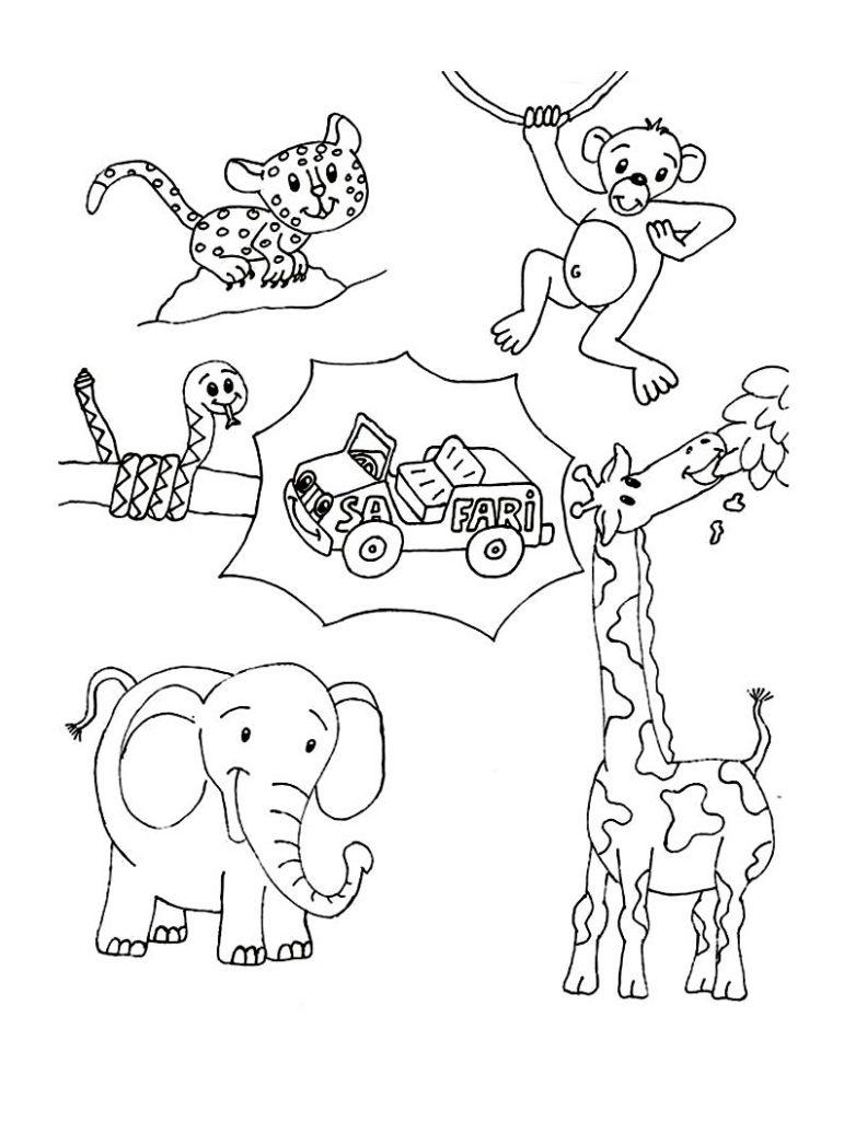 35+ Best of Free Wild Animal Coloring Pages Free Printable