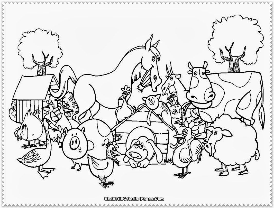 10 Barn Animal Coloring Pages for Creative Little Farmers