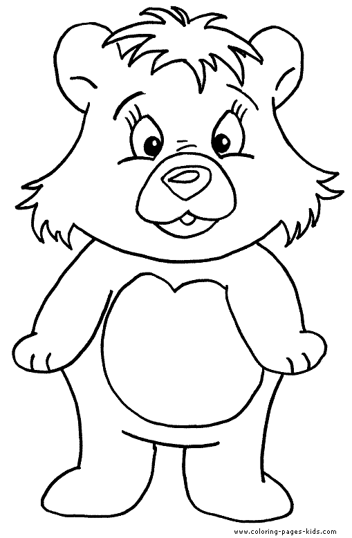 10 Cute Animal Coloring Pages Bear for All Ages