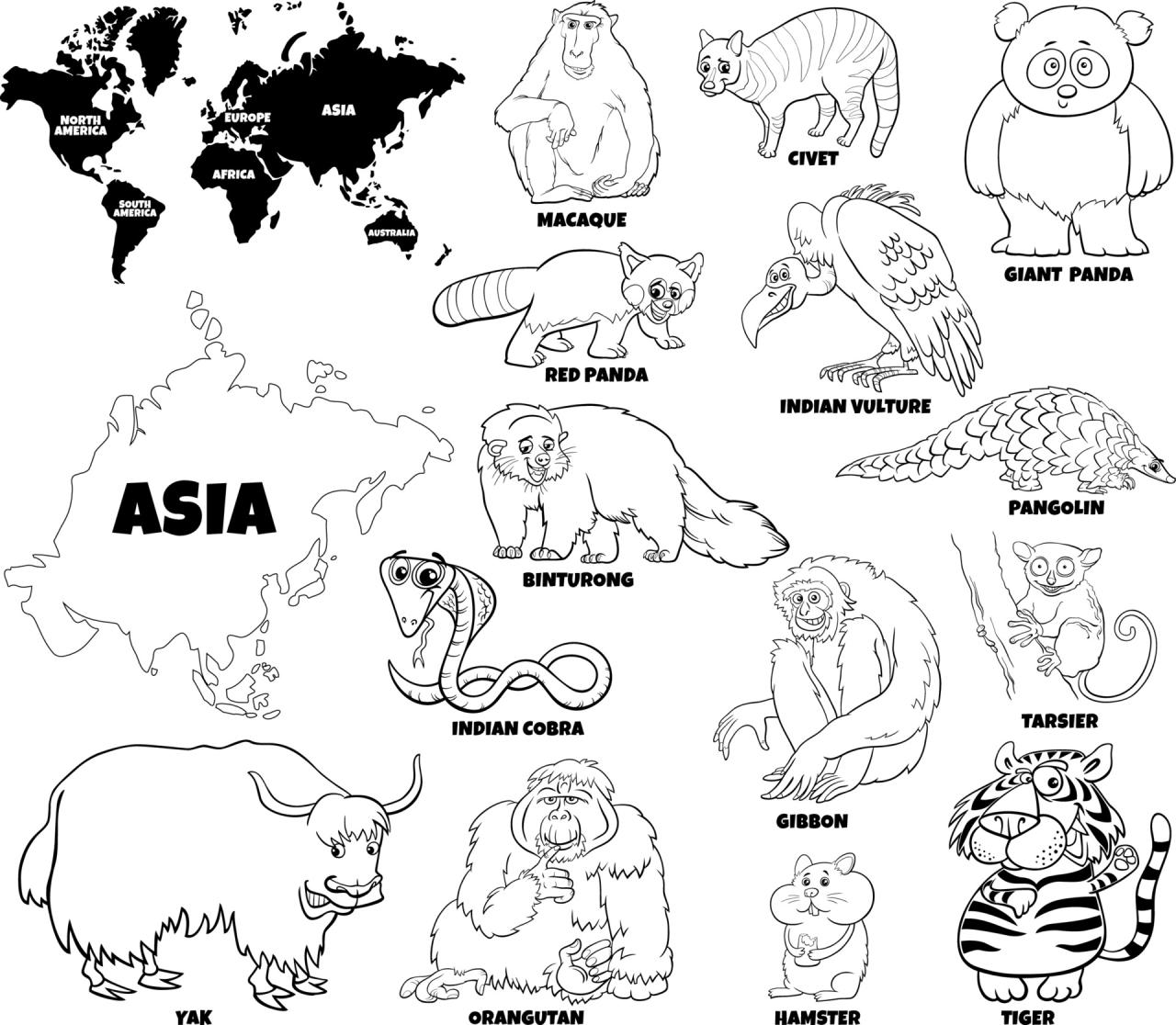 10 Asian Animal Coloring Pages to Unleash Your Creativity and Explore the Wonders of the East