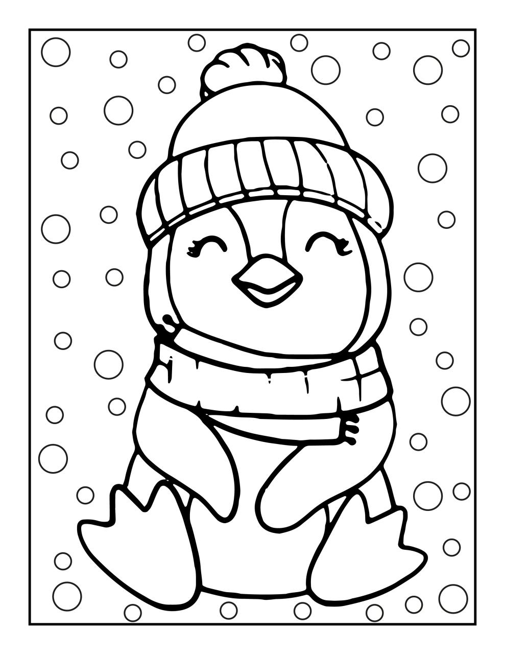 10 Fun Penguin Coloring Pages for Winter Fun