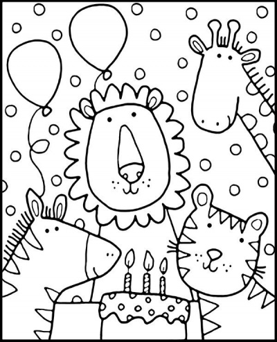 10 Party Animal Coloring Pages: Unleash Your Inner Artist and Celebrate the Animal Kingdom