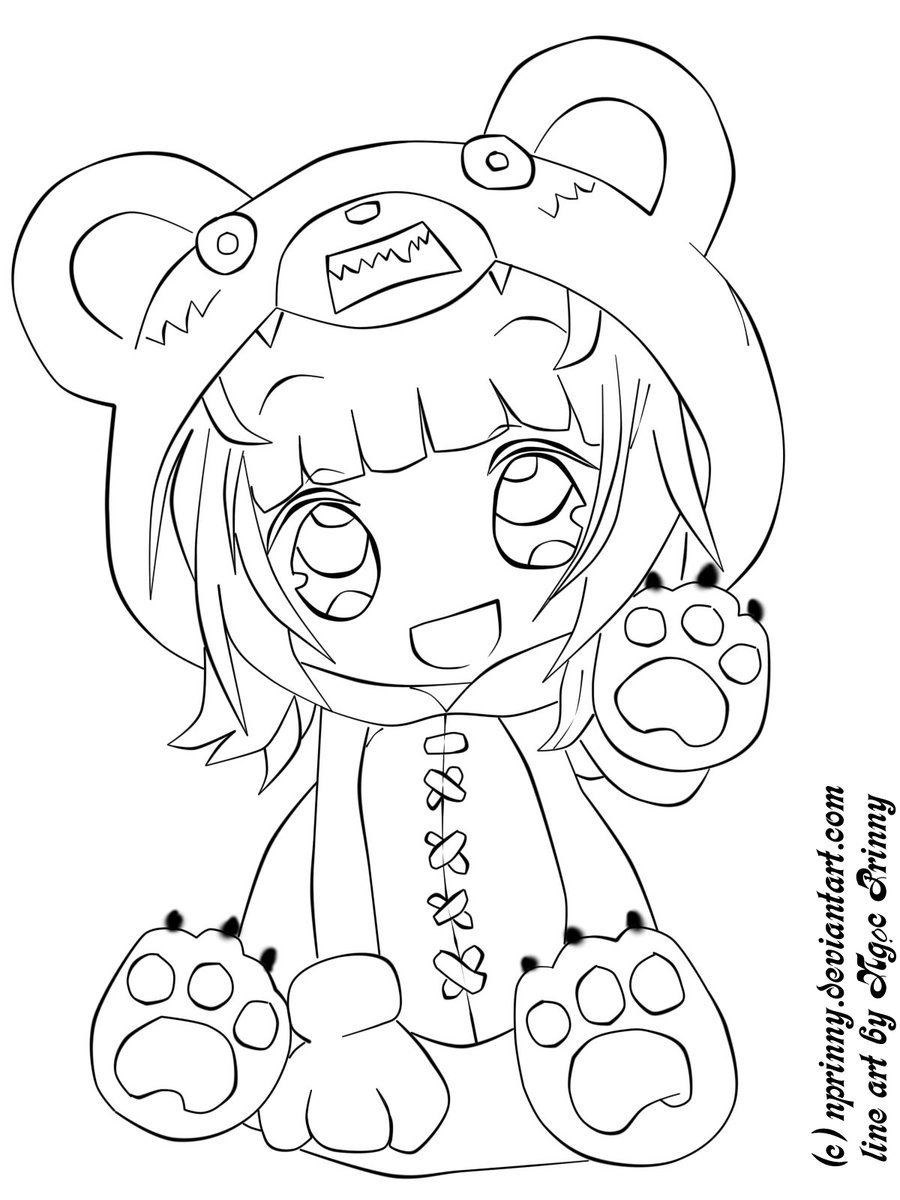 10 Adorable Anime Animal Coloring Pages for Unwinding and Creativity