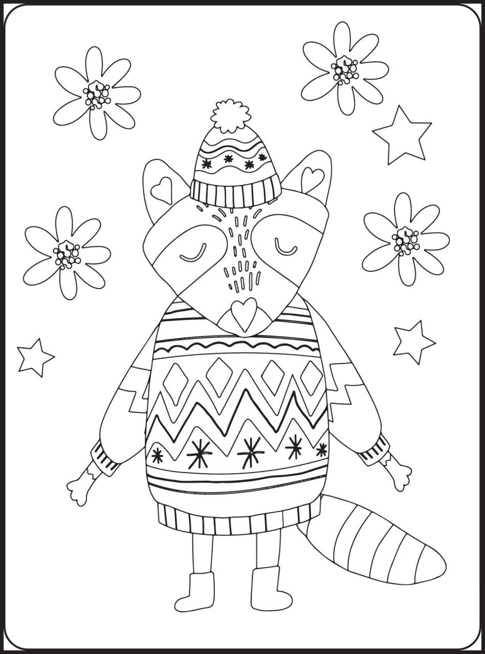 10 Captivating Winter Animal Coloring Pages to Warm Your Heart