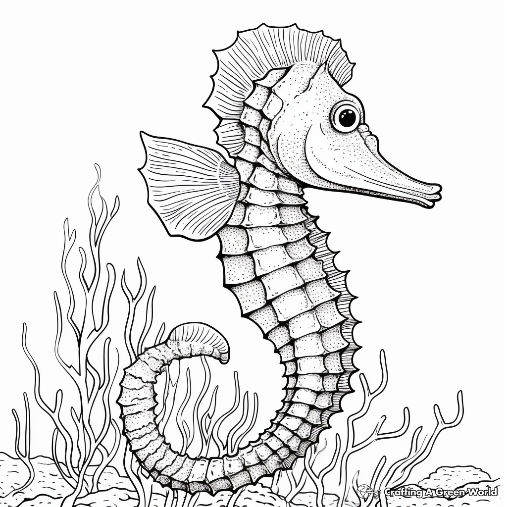 10 Realistic Sea Animal Coloring Pages for Immersive Underwater Adventures