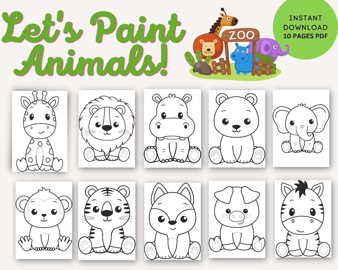 10 Amazing Animal-Themed Coloring Pages You Must Try