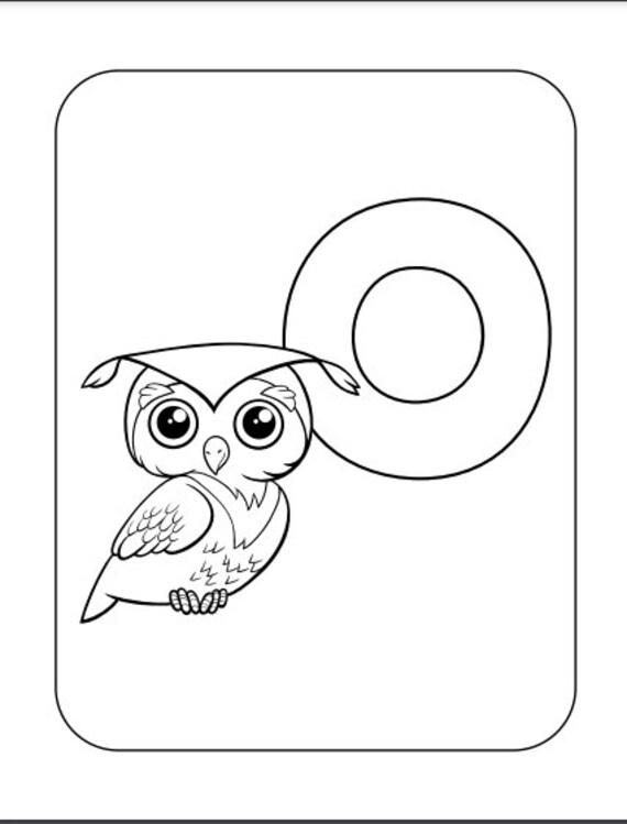 46+ Download Animal Letter Coloring Pages Colored