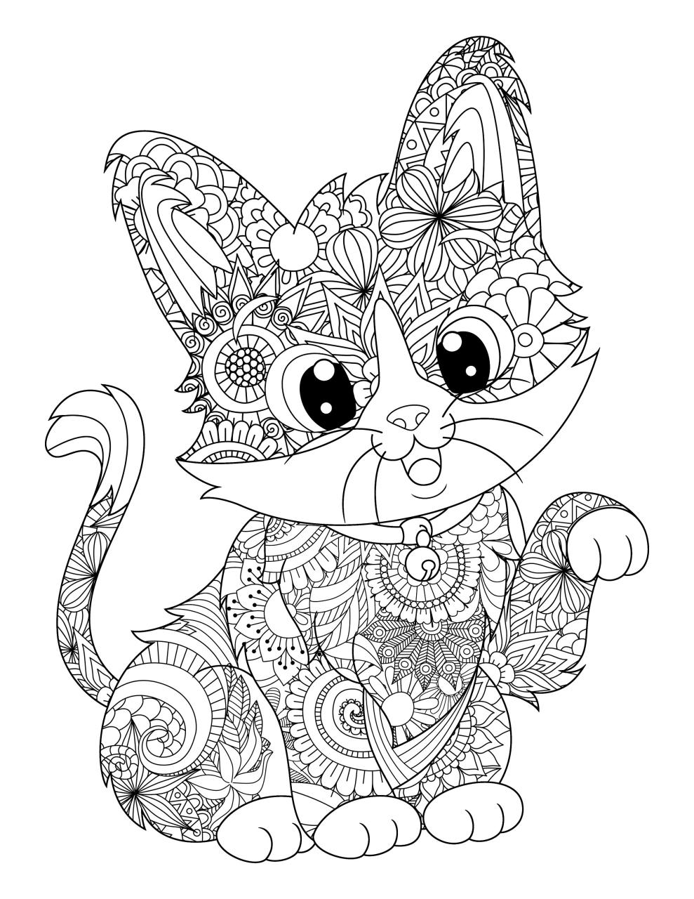 10 Easy Mandala Animal Coloring Pages to Print