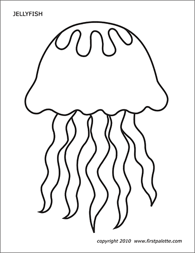 47+ Printable Animal Coloring Pages Jellyfish for Adult