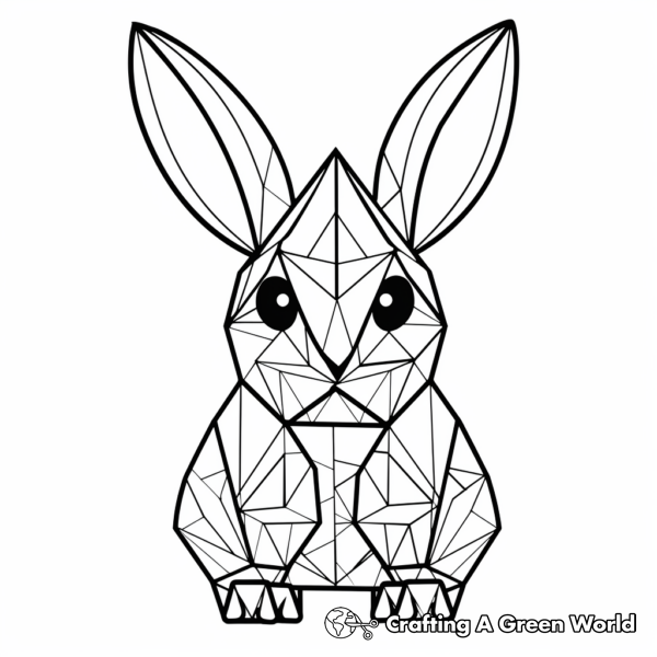 10 Geometric Animal Coloring Pages for Creative Coloring