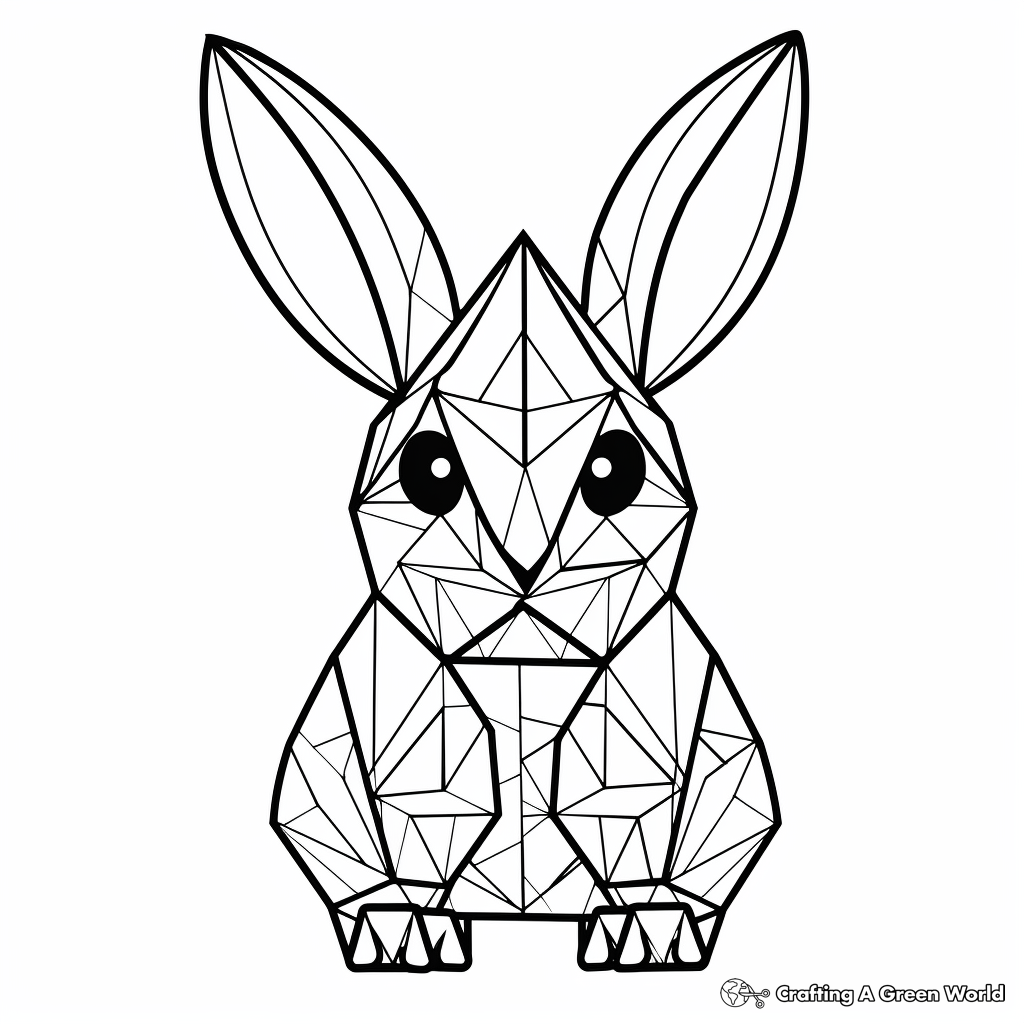 10 Geometric Animal Coloring Pages for Creative Relaxation and Artistic Expression