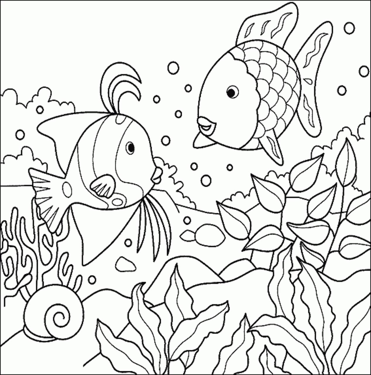 10 Colorful Animal Coloring Pages Fish to Enjoy