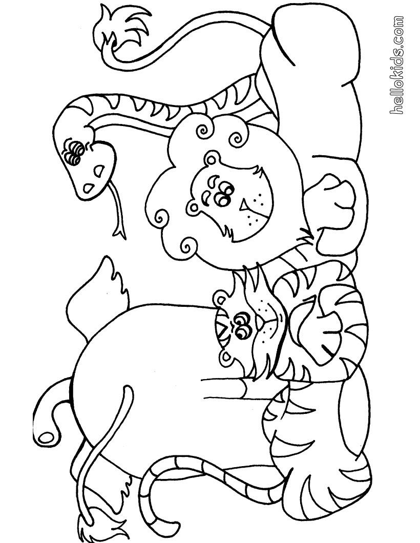 36+ Download Free Wild Animal Coloring Pages Books