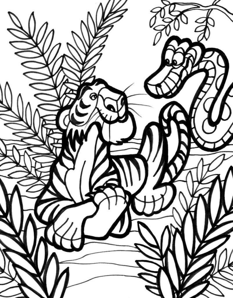 10 Bold Jungle Animal Coloring Pages for Adults: Unleash Your Inner Wildlife Artist