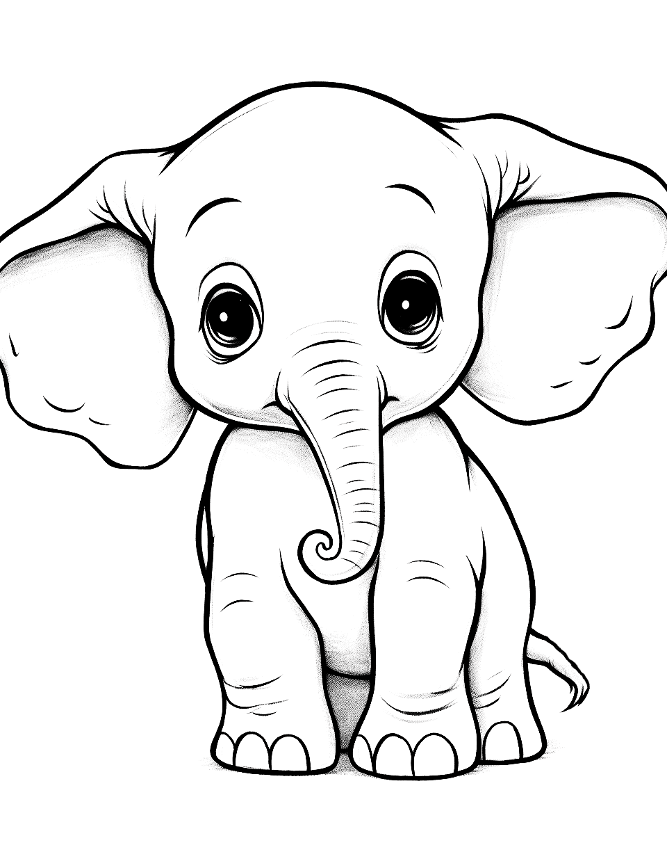 10 Animal Coloring Pages For Kids Free Printable 4