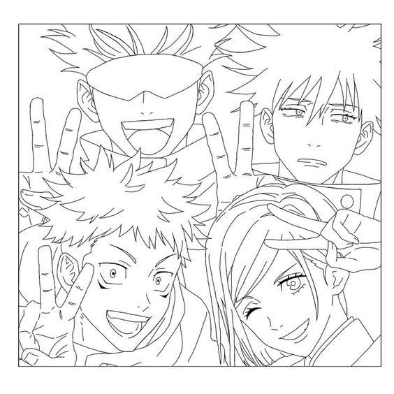 33 Manga Girls Coloring Pages for Adult Free Printable 30