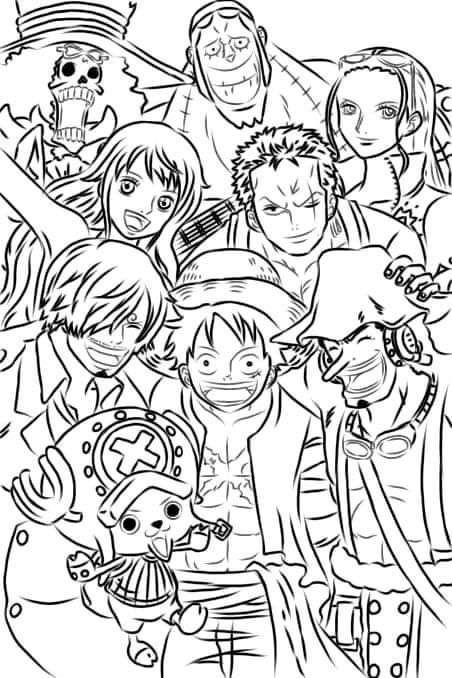 33 Manga Girls Coloring Pages for Adult Free Printable 31