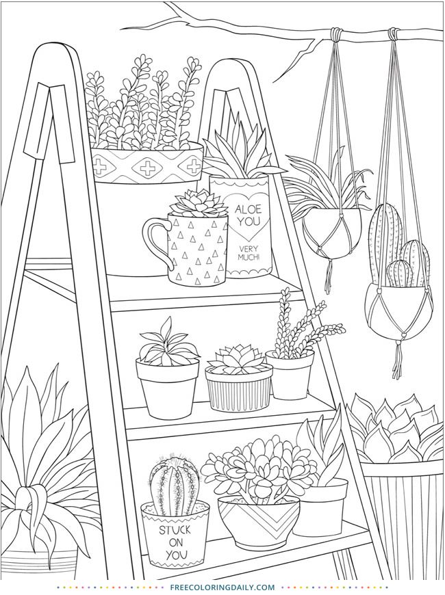 48 Interior House Coloring Pages Free Printable 20